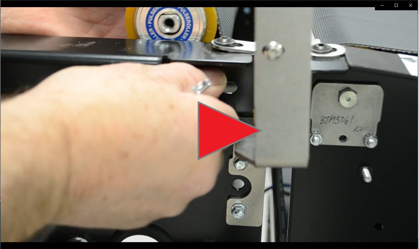 How to replace a belt tensioning roller